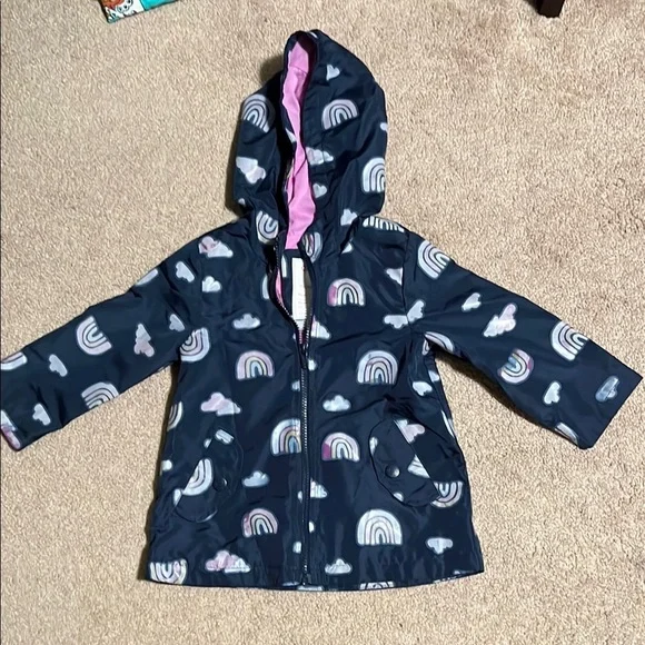 Carter’s Navy Color-changing Raincoat - Picture 1 of 4